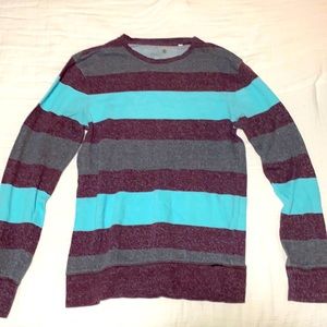 Blue/maroon sweater